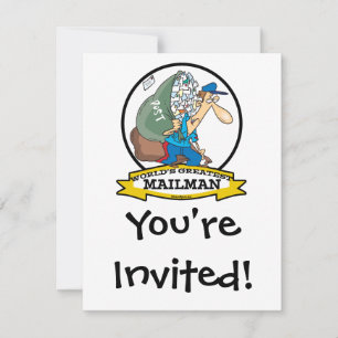 WORLDS GREATEST MAILMAN MANAR TECKNAD INBJUDNINGAR
