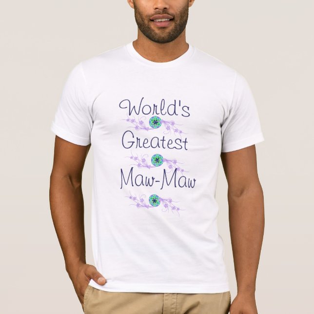 WORLDS GREATEST MAW-MAW T-SHIRT (Framsida)