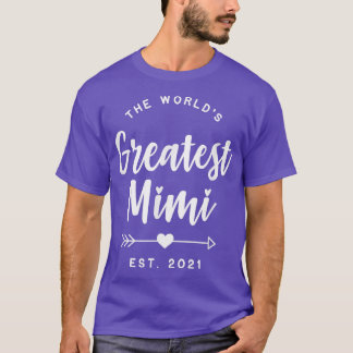 World's Greatest Mimi Est T Shirt