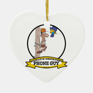 WORLDS GREATEST MOBIL GUY MANAR TECKNAD JULGRANSPRYDNAD KERAMIK