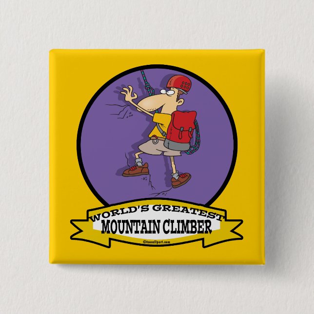 WORLDS GREATEST MOUNTAIN CLIMBER TECKNAD KNAPP (Framsida)