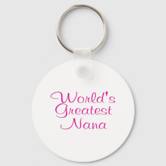 Worlds Greatest Nana Nyckelring