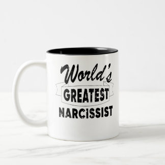 Worlds Greatest Narcissist Två-Tonad Mugg