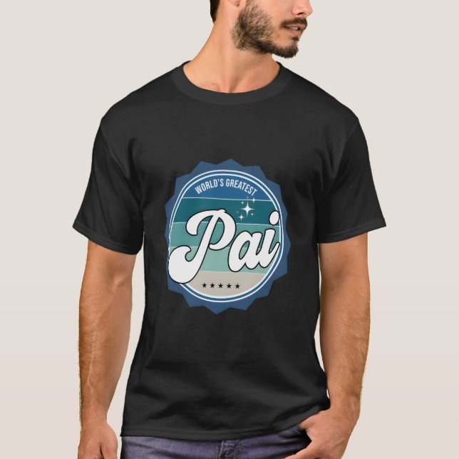 World'S Greatest Pai Brazilian Dad T Shirt (Framsida)