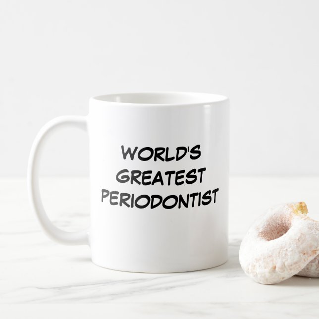 "World's Greatest Periodontist" Mug Kaffemugg (Med munk)