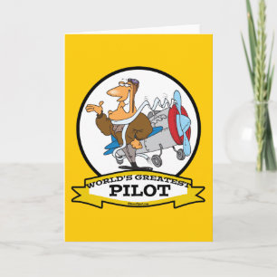 WORLDS GREATEST PILOT II MANAR TECKNAD KORT