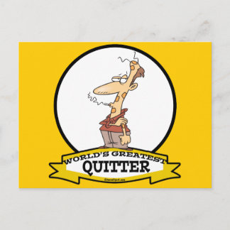 WORLDS GREATEST QUITTER ROKER TECKNAD VYKORT