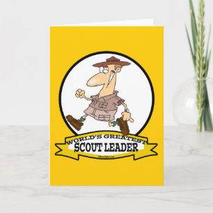 WORLDS GREATEST SCOUT LEADER MANAR TECKNAD KORT