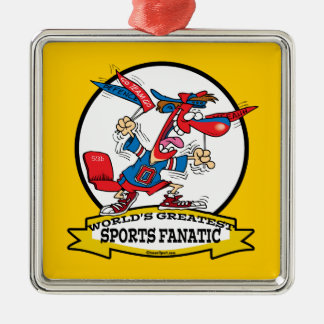 WORLDS GREATEST SPORTS FANATIC MANAR TECKNAD JULGRANSPRYDNAD METALL