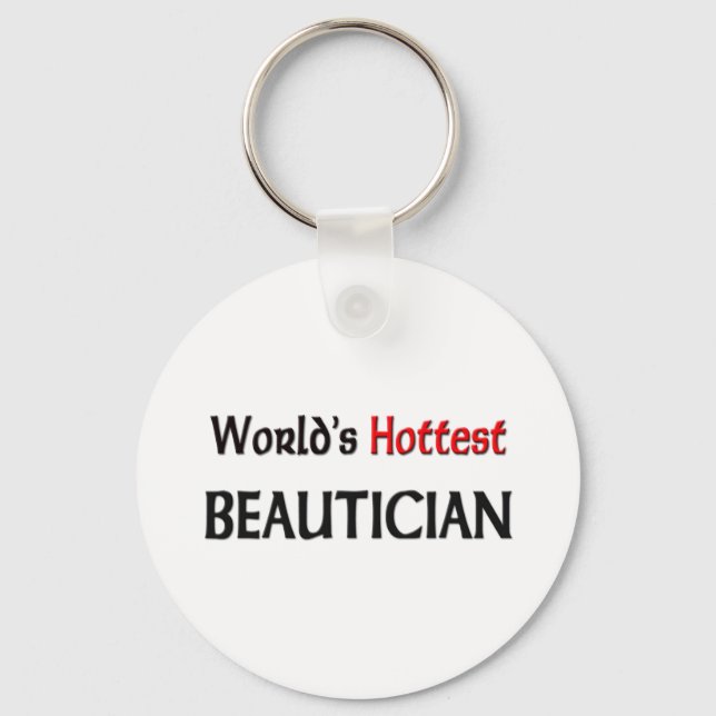 Worlds Hottest Beautician Nyckelring (Framsida)