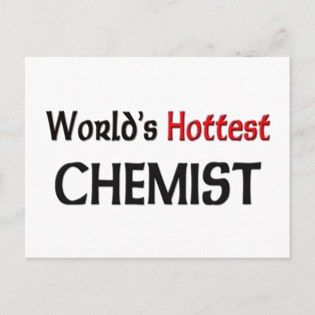 Worlds Hottest Chemist Vykort (Framsida)