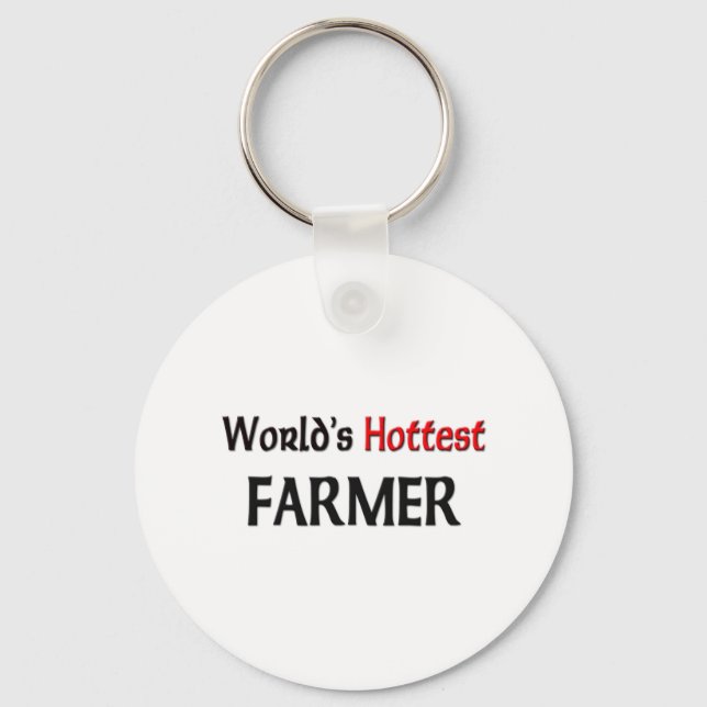 Worlds Hottest Farmer Nyckelring (Framsida)