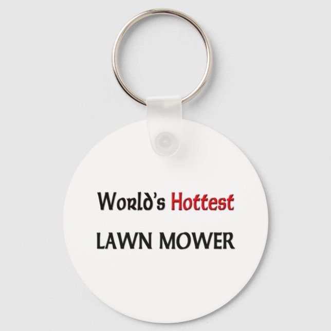 Worlds Hottest Gräsmatta Mower Nyckelring (Framsida)