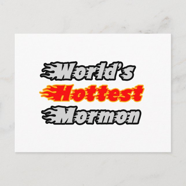 World's Hottest Mormon Vykort (Framsida)