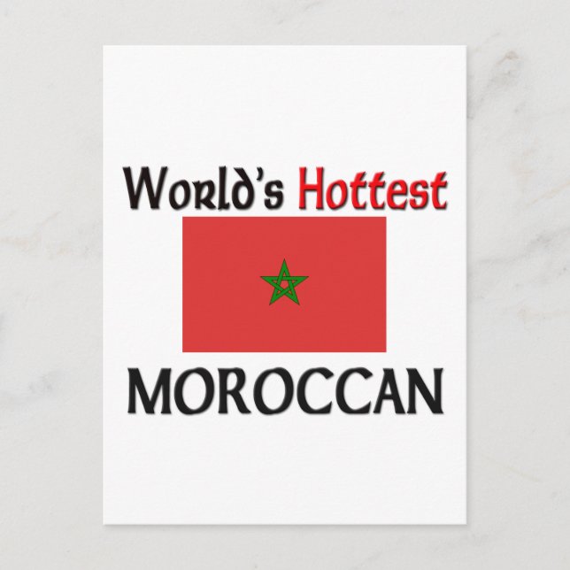 World's Hottest Moroccan Vykort (Framsida)