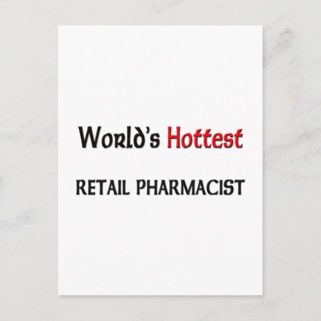 Worlds Hottest Retail Pharmacosts Vykort (Framsida)