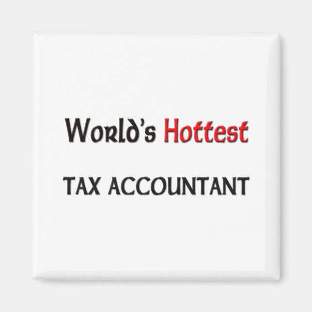 World's Hottest Tax Accountant Magnet (Framsidan)