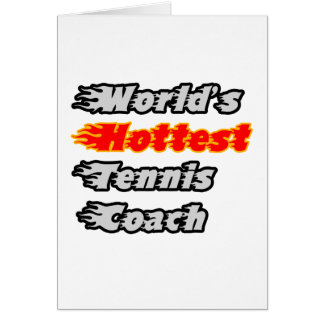World's Hottest Tennis Coach Hälsningskort