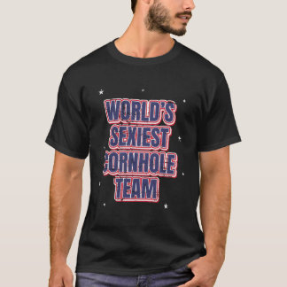 World's Iest Cornhole Team for Cornhole Player T Shirt