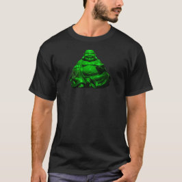 World's Luckiest Jade Grönt Laughing Buddha T-Sh T Shirt