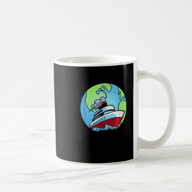 World's Maritime Daddy Ship Seaman Captain Husband Kaffemugg (Höger)