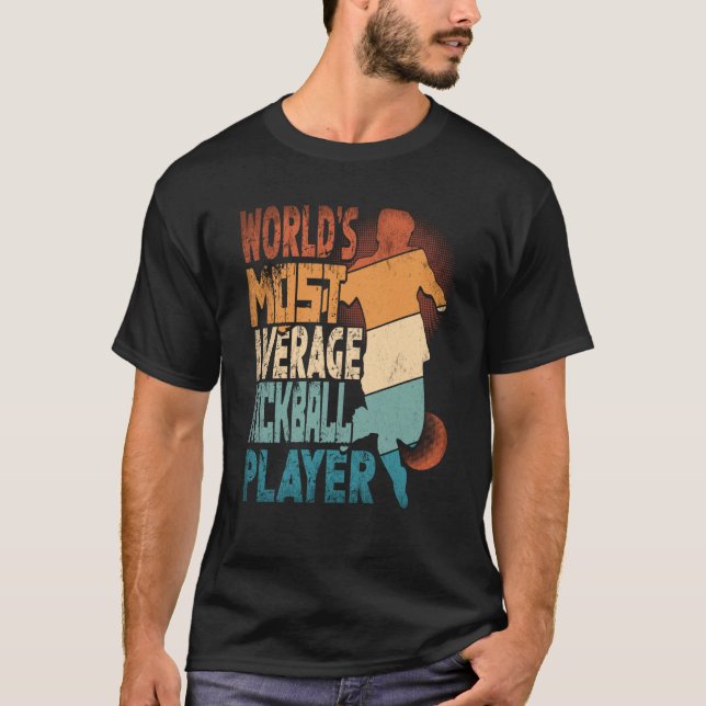 World's Most Average Kickball Player Kickballer T Shirt (Framsida)