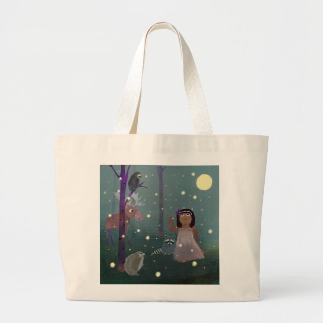 Worlds of Wonder Tote Bag Jumbo Tygkasse (Framsidan)