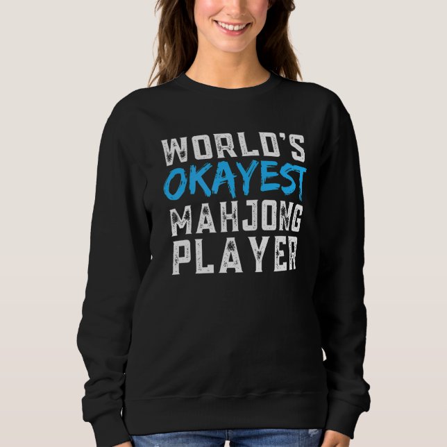 World's Okayes Mahjong Mah Jong T Shirt (Framsida)