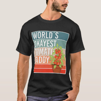 World's Okayes Tomato Pappa för Far's Day T Shirt