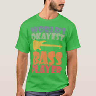 WORLDS OKAYEST BASER PLAYER Lustig basrestgåva 3 T Shirt