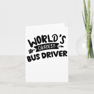 Worlds Okayest Buss-chaufför, Best Buss-chauffören Kort