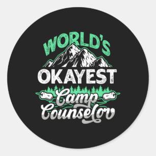 World's Okayest Camp Counselor Director Runt Klistermärke
