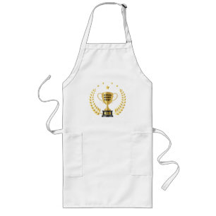 World's Okayest Chef Apron Långt Förkläde