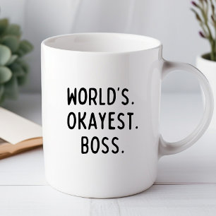 World's Okayest Chef Funny Office Mugg