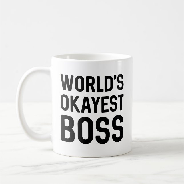 World's Okayest Chef Kaffemugg (Vänster)