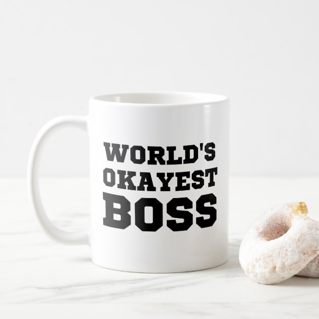 World's Okayest Chef Kaffemugg (Med munk)