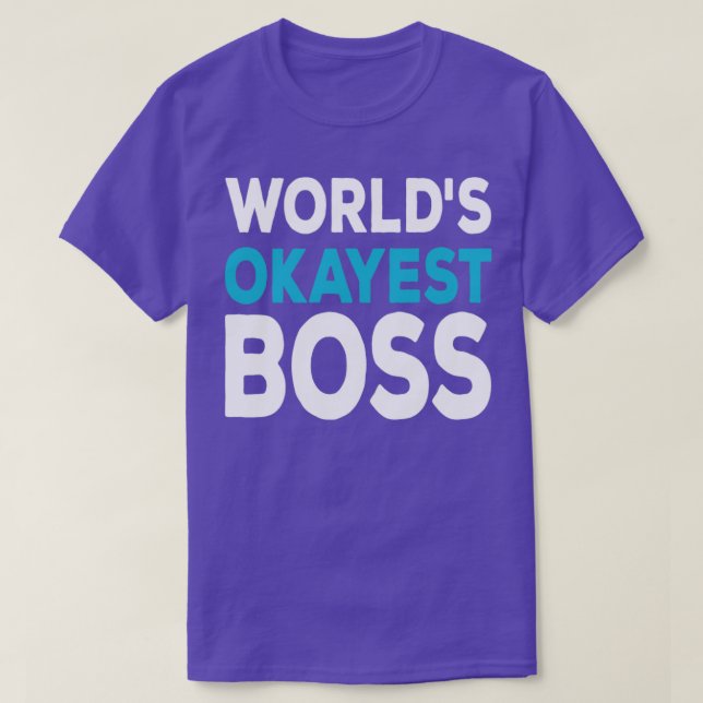 Worlds Okayest Chef T Shirt (Design framsida)