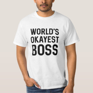 World's Okayest Chef T Shirt