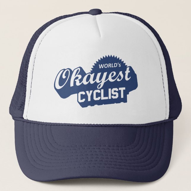World's Okayest Cyclist Keps (Framsida)