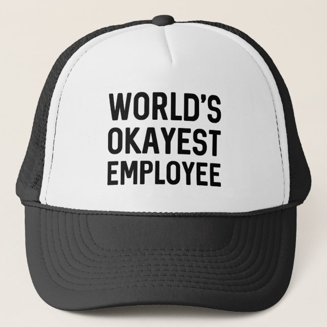 World's Okayest Employee Keps (Framsida)