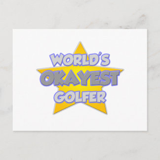 World's Okayest Golfer ... Joke Vykort