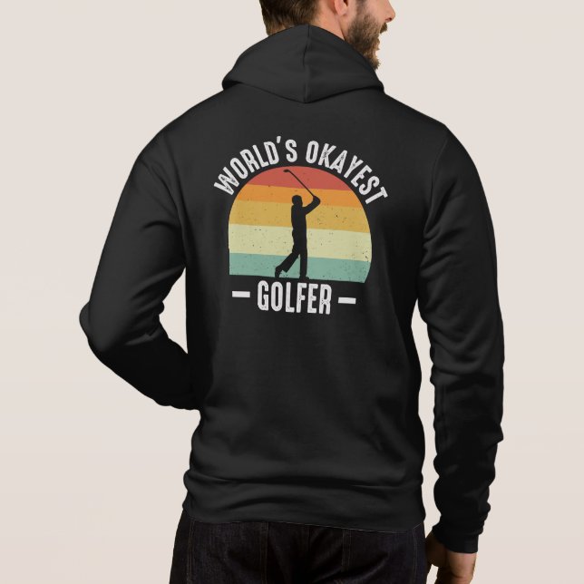 World's Okayest Golfer T Shirt (Baksida)