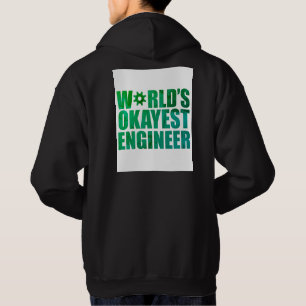 World's Okayest Ingenjör Hoodie