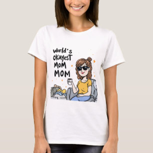 World's Okayest Mamma Shirt T