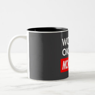 Worlds okayest Mckinney Två-Tonad Mugg