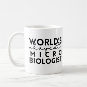 World's Okayest Microbiolog Kaffemugg