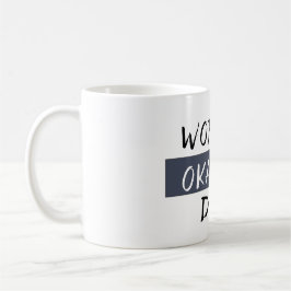 World's Okayest Pappa Funny Kaffemugg