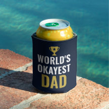 World's Okayest Pappa | Funny Modern Elegant-Snygg