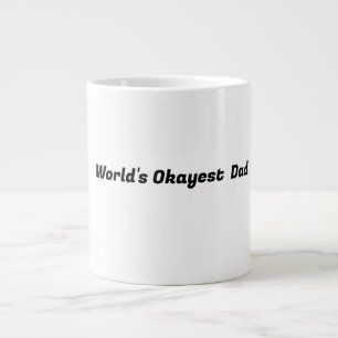 World's Okayest Pappa Jumbo Mugg