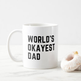 World's Okayest Pappa Kaffemugg